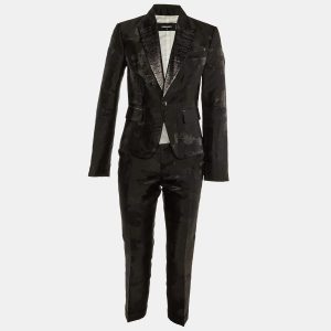 Dsquared2 Black Camo Brocade Tailored Suit M, Suits - Luxury Closet catalog