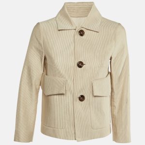 Dsquared2 Beige Corduroy Button Front Jacket M, Coats & Jackets - Luxury Closet catalog