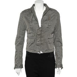 Dsquared2 Vintage Khaki Cotton Distressed Utility Jacket XXS, Coats & Jackets - Luxury Closet catalog