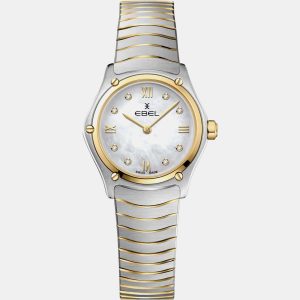 Ebel Silver Stainless Steel Sport 1216442A Quartz Women's Wristwatch 24 mm, Watches - Luxury Closet catalog
