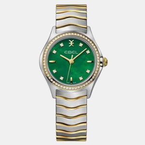 Ebel Green Stainless Steel Wave 1216516 Quartz Women's Wristwatch 30 mm, Watches - Luxury Closet catalog