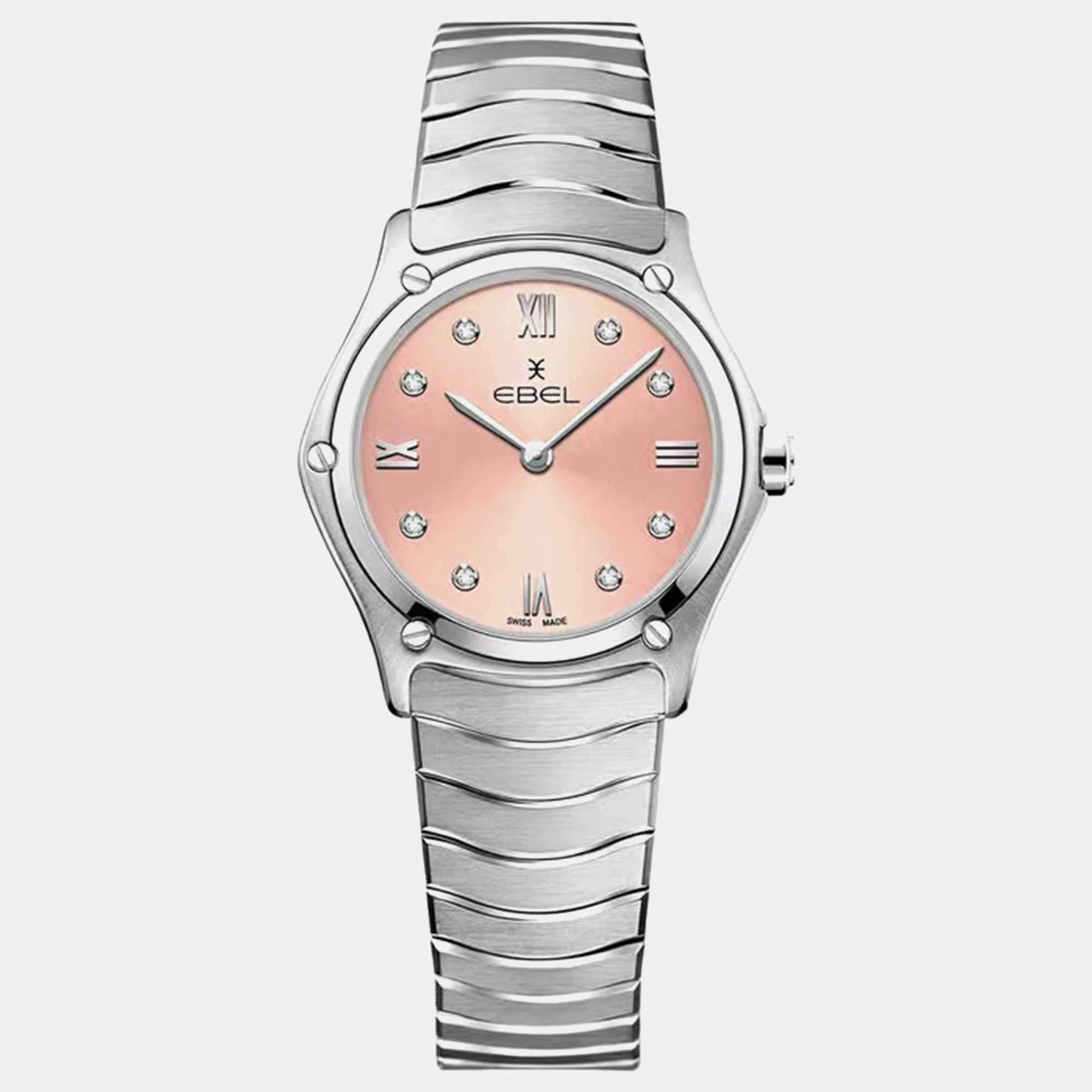 Ebel Pink Sport Classic 1216444A Quartz Women's Wristwatch 29 mm, Watches - Luxury Closet catalog