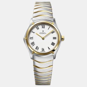 Ebel White Stainless Steel Sport Wave 1216387A Quartz Women's Wristwatch 29 mm, Watches - Luxury Closet catalog