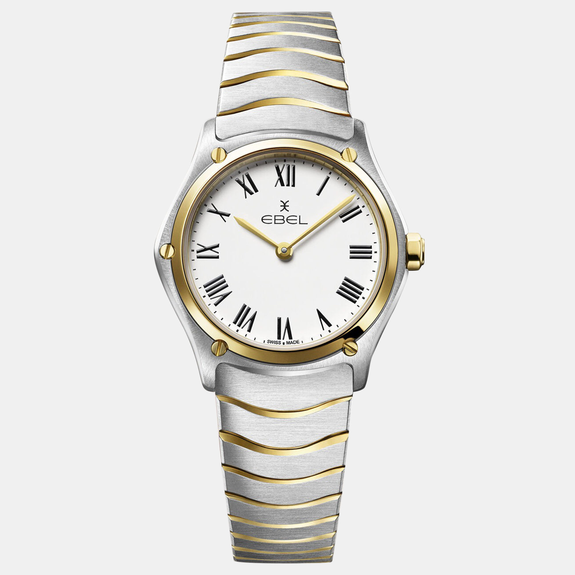Ebel White Stainless Steel Sport Wave 1216387A Quartz Women's Wristwatch 29 mm, Watches - Luxury Closet catalog