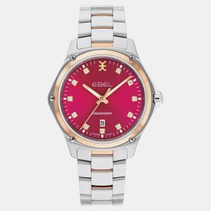 Ebel Pink Stainless Steel Discovery 1216496 Quartz Women's Wristwatch 33mm, Watches - Luxury Closet catalog