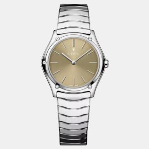 Ebel Cream Stainless Steel Sport Classic 1216507A Quartz Women's Wristwatch 33 mm, Watches - Luxury Closet catalog