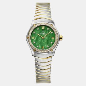 Ebel Green Stainless Steel Sport Classic 1216555 Quartz Women's Wristwatch 24mm, Watches - Luxury Closet catalog