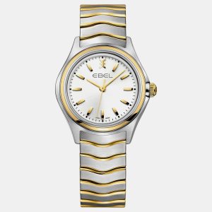 Ebel White Stainless Steel Wave 1216195 Quartz Women's Wristwatch 30 mm, Watches - Luxury Closet catalog