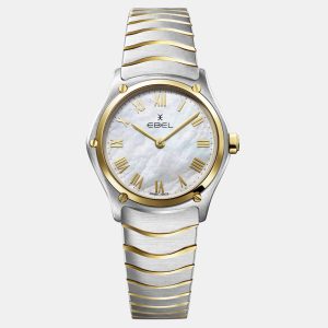 Ebel White Stainless Steel Wave 1216539 Quartz Women's Wristwatch 29 mm, Watches - Luxury Closet catalog