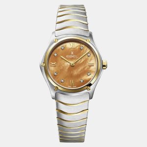 Ebel Orange Stainless Steel Sport Classic 1216595 Quartz Women's Wristwatch 29 mm, Watches - Luxury Closet catalog