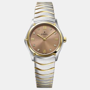 Ebel Brown Stainless Steel Sport Classic 1216556 Quartz Women's Wristwatch 29 mm, Watches - Luxury Closet catalog