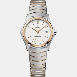 Ebel White Stainless Steel Sport Classic 1216528 Quartz Women's Wristwatch 29 mm, Watches - Luxury Closet catalog