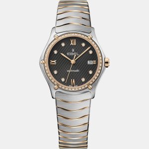 Ebel Black Stainless Steel Sport Classic 1216529 Quartz Women's Wristwatch 29mm, Watches - Luxury Closet catalog