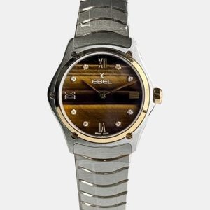 Ebel Brown Stainless Steel Sport Classic Limited Edition 1216608 Quartz Women's Wristwatch 29 mm, Watches - Luxury Closet catalog