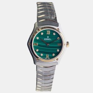 Ebel Green Stainless Steel Sport Classic 1216609 Quartz Women's Wristwatch 29 mm, Watches - Luxury Closet catalog
