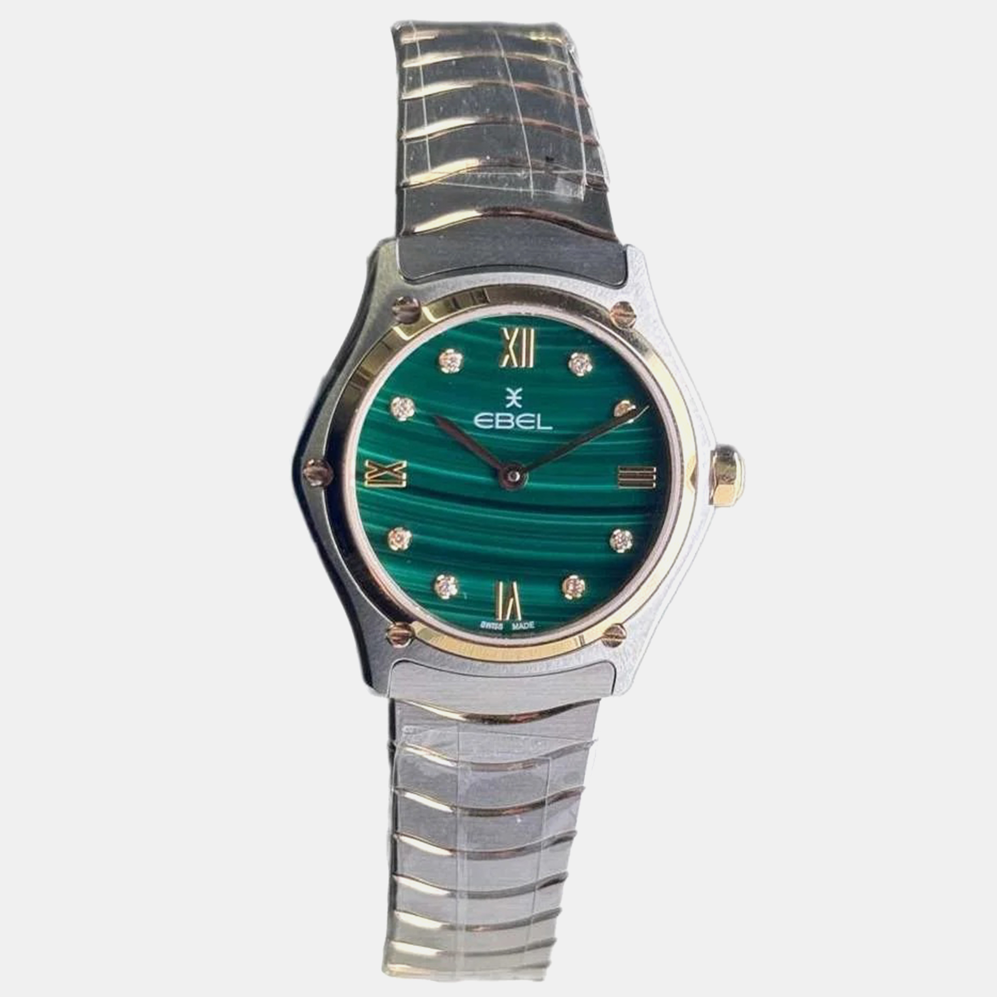 Ebel Green Stainless Steel Sport Classic 1216609 Quartz Women's Wristwatch 29 mm, Watches - Luxury Closet catalog