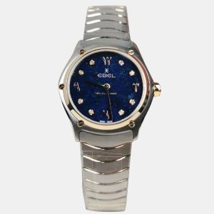 Ebel Blue Stainless Steel Sport Classic Limited Edition 1216613 Quartz Women's Wristwatch 29 mm, Watches - Luxury Closet catalog