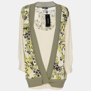 Elena Miro Multicolor Floral Rib Knit Top XL, Shirts & Tops - Luxury Closet catalog