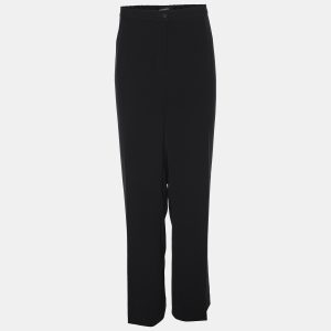 Elena Miro Navy Blue Crepe Straight Trousers XXL, Clothing - Luxury Closet catalog