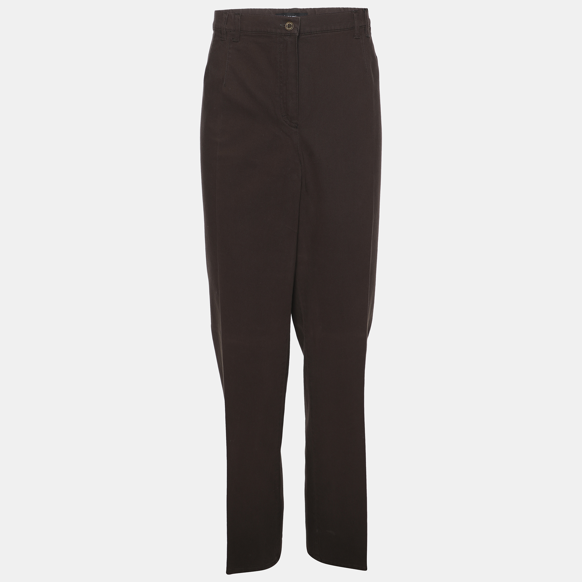 Elena Miro Grey Cotton Pants XXL, Clothing - Luxury Closet catalog