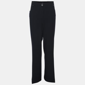 Elena Miro Navy Blue Jersey Crystal Embellished Pants XXL, Jeans - Luxury Closet catalog