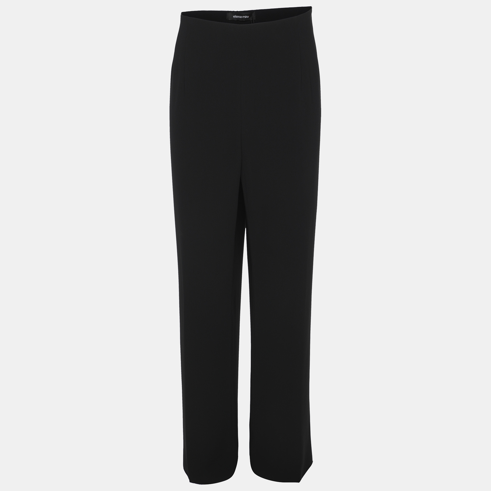 Elena Miro Black Crepe Trousers XXL, Clothing - Luxury Closet catalog