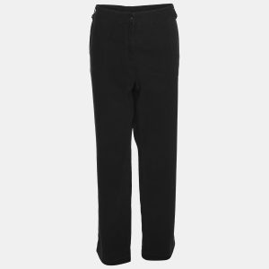 Elena Miro Black Cotton Pants XXL, Clothing - Luxury Closet catalog