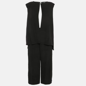 Elisabetta Franchi Black Crepe Sleeveless Jumpsuit M, Suits - Luxury Closet catalog
