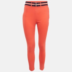 Elisabetta Franchi Orange Applique Denim Skinny Jeans M Waist 28", Jeans - Luxury Closet catalog