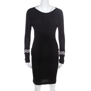 Emilio Pucci Black Knit Crystal Embellished Backless Sheath Dress S, Dresses - Luxury Closet catalog