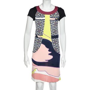 Emilio Pucci Multicolor Printed jersey Shift Dress S, Dresses - Luxury Closet catalog