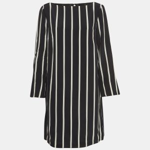 Emilio Pucci Black Pinstripe Silk Short Shift Dress L, Dresses - Luxury Closet catalog