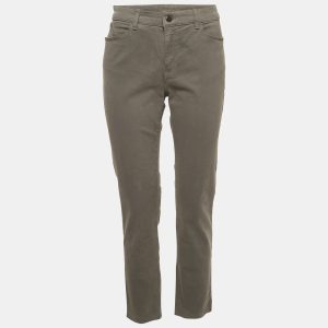 Emporio Armani Grey Cotton Drill Skinny Jeans L Waist 31", Jeans - Luxury Closet catalog