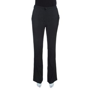 Emporio Armani Monochrome Dotted Wool Tailored Pants M, Clothing - Luxury Closet catalog