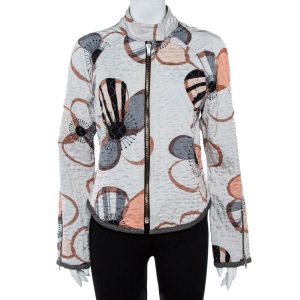 Emporio Armani Multicolor Floral Print Quilted Jacket L, Coats & Jackets - Luxury Closet catalog