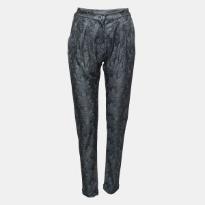 Emporio Armani Black Floral Jersey Knit Skinny Trousers S, Clothing - Luxury Closet catalog