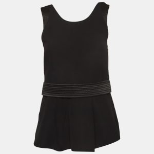 Emporio Armani Black Knit Sleeveless Top S, Shirts & Tops - Luxury Closet catalog