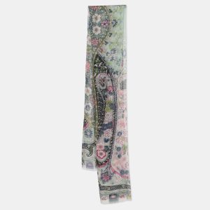 Etro Multicolor Printed Silk Scarf, Scarves & Shawls - Luxury Closet catalog