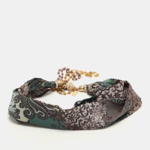 Etro Multicolor Paisley Printed Silk Head Band, Apparel & Accessories - Luxury Closet catalog
