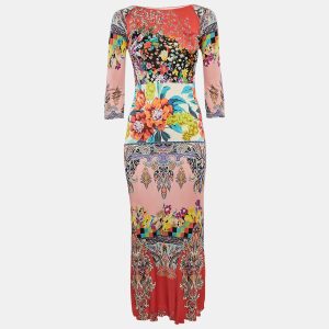Etro Multicolor Printed Jersey Maxi Dress S, Dresses - Luxury Closet catalog