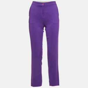Etro Purple Crepe Tailored Pants M, Clothing - Luxury Closet catalog