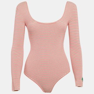 Etro Red/White Striped Jersey Long-Sleeve Bodysuit S, Shirts & Tops - Luxury Closet catalog