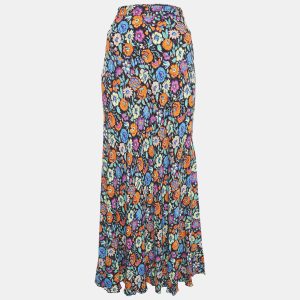 Etro Multicolor Floral Print Crepe Flared Maxi Skirt M, Dresses - Luxury Closet catalog