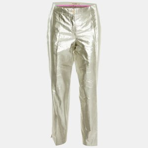 Etro Silver Lurex Silk Pants M, Clothing - Luxury Closet catalog