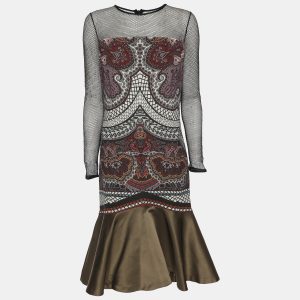 Etro Multicolor Printed Crepe Mesh Dress M, Dresses - Luxury Closet catalog