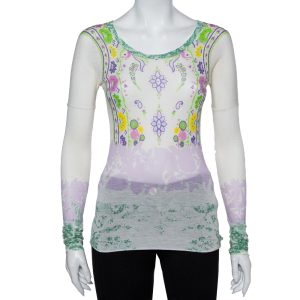 Etro Multicolor Floral Printed Cotton Long Sleeve T-Shirt M, Shirts & Tops - Luxury Closet catalog