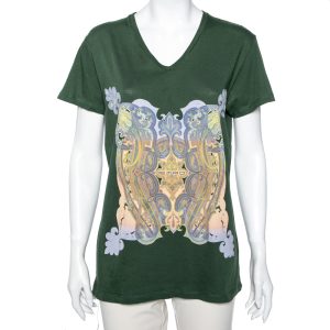 Etro Green Paisley Printed Cotton Short Sleeve T-Shirt S, Shirts & Tops - Luxury Closet catalog