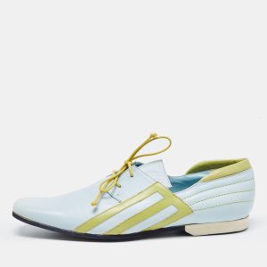 Etro Green/Blue Leather Lace Oxfords Size 39, Shoes - Luxury Closet catalog