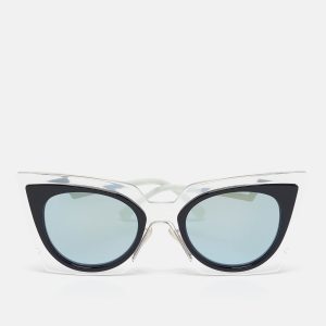 Fendi Blue/Black FF 0117/S Orchidea Cat Eye Sunglasses, Sunglasses - Luxury Closet catalog