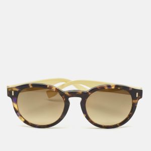 Fendi Tortoise Brown/Yellow Gradient FF 0085/S Round Sunglasses, Sunglasses - Luxury Closet catalog